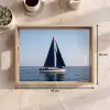 Zeilboot - Zee - Blauw Dienblad Rechthoek middel -USP_Formaat