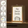 Tekst - Glas - Getekend - Citroen Light Box met kabel (Tafellamp) klein -USP_NL