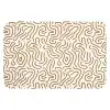 Minimalistisch - Patroon - Terracotta Badmat klein 997 -3d