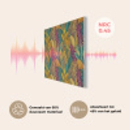 Tropische - Botanisch - Patroon - Kleurrijk - Exotisch PET vilt klein 837 -USP_NL