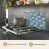 Hartjes - Raster - Patroon - Blauw keuken achterwand spatscherm klein 900 -usp_NL