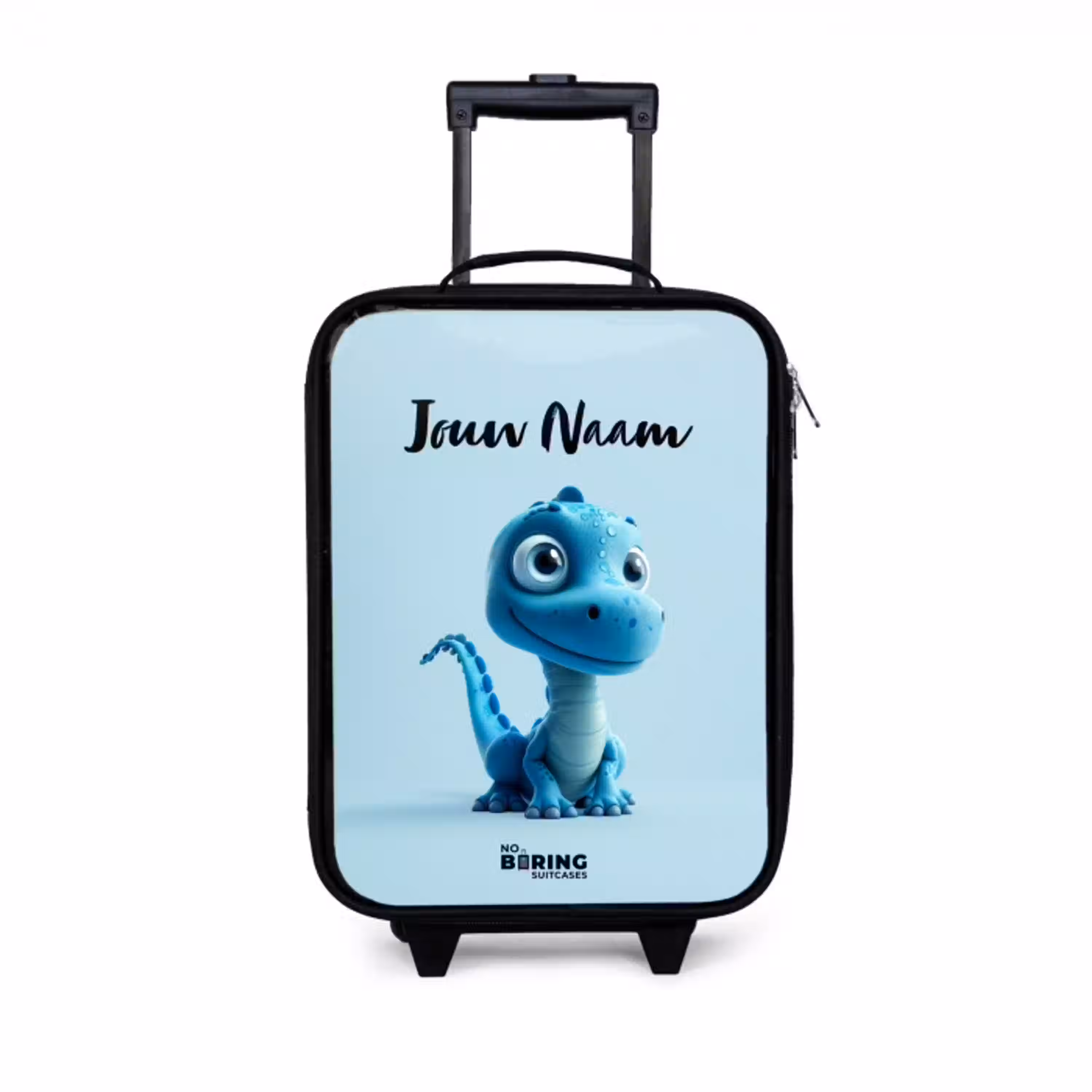Blije Bronto Kinderkoffer - Zwart klein -3d