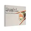 Sushi - Zalm - Rijst - Japans PET vilt klein -3d