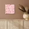 Hartjes - Patroon - Roze - Eenvoudig aluminium wit klein -sfeer4