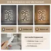 Hout - Boomstammen - Textuur Light Box met kabel (Tafellamp) klein -USP_lichtkleurNL