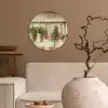 Hout - Keukengerei - Stilleven - Tegels Wandcirkel plexiglas klein -sfeer1