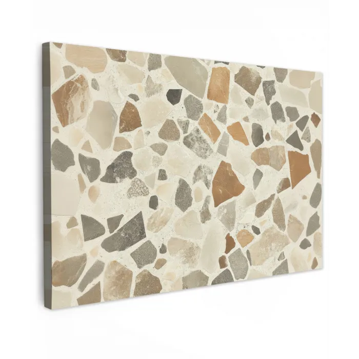 Stenen - Terrazzo - Decoratie - Tegels canvas 2cm klein -z3d