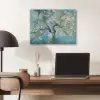 Amandelbloesem boom - Blauw - Abstract PET vilt klein -sfeer5