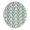 Retro - Modern - Groen Akoestische PET Vilt - Rond klein 838 -3d