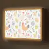 Patroon - Kip - Paaseieren Light Box met batterij (Wandlamp) middel -z3d_website