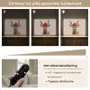 Hert - Kerst - Muts - Dieren - Winter - Grappig Light Box met batterij (Wandlamp) middel -USP_dimbaarNL