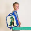 Stekels - Dino - Blauw - Gespierd Kinderrugzak - Blauw middel -sfeer3_NL