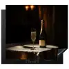 Prosecco - Bubbels - Sfeervol - Drank Inductie beschermer vinyl 3mm middel -3d