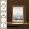 Abstract - Modern - Water - Hart Light Box met kabel (Tafellamp) klein -USP_NL