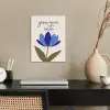 Korenbloem - Valentijn - Bloem - Blauw poster papier klein -sfeer1