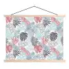 Inductie beschermer - Bladeren - Pastel - Jungle - Afdekplaat voor kookplaat textielposter latten blank klein -3d