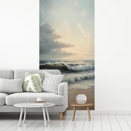Strand - Zee - Zonsondergang fotobehang vinyl groot -woonkamer