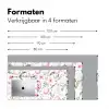 Patroon - Eieren - Roze - Pasen Muismat XXL klein -sfeer5