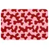 Modern - Abstract - Rood Badmat klein 997 -3d