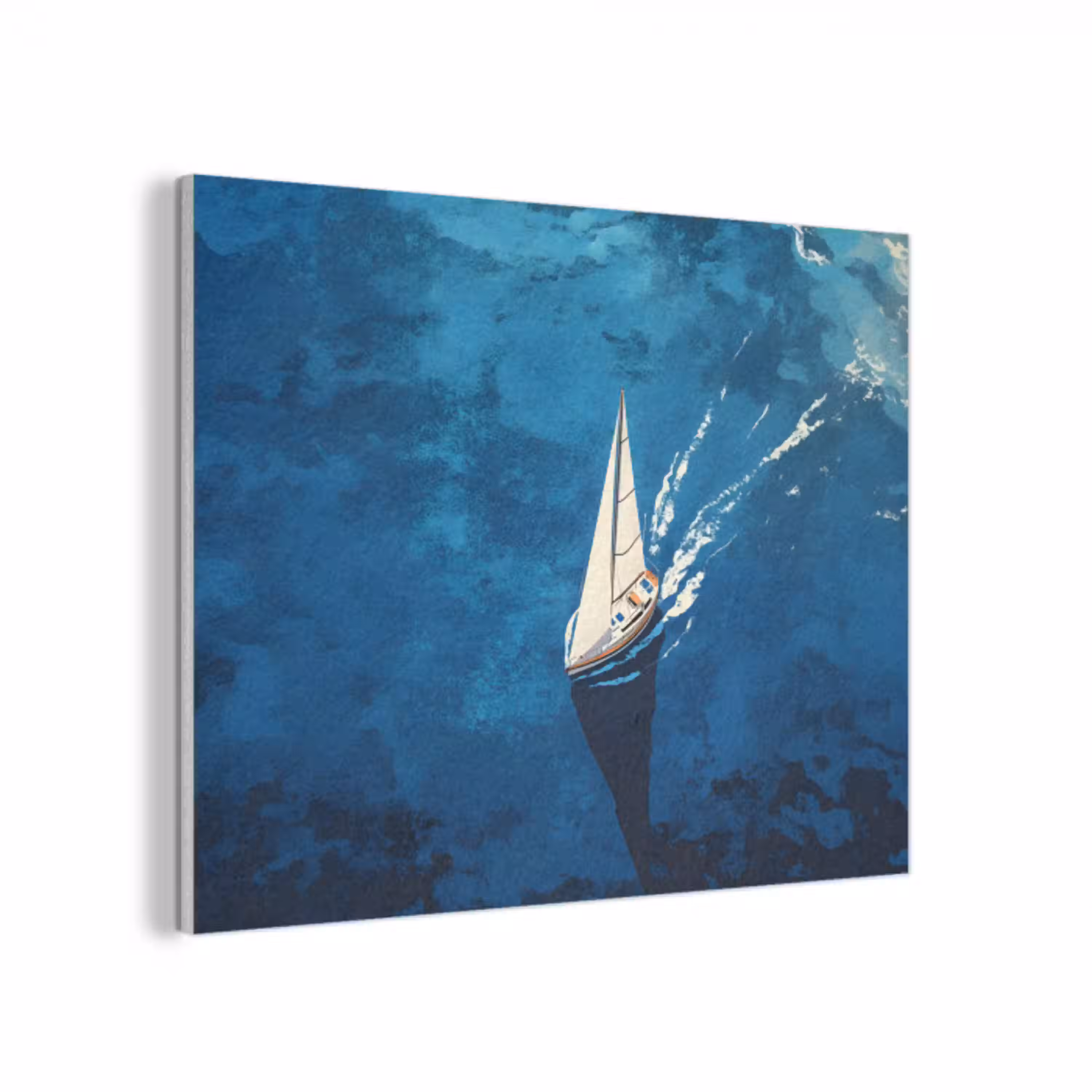 Zeilboot - Water - Abstract - Schaduw PET vilt klein -3d