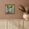 Doorkijk - Tuin - Raam - Hortensia - Bloemen aluminium wit klein -sfeer4