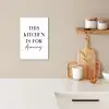 Dansende Keuken KitchenYeah - Keuken - Canvas klein -sfeer1