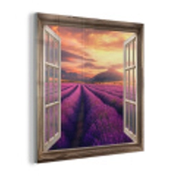 Doorkijk - Lavendel - Landschap - Bloemen - Paars plexiglas 5mm klein -z3d