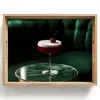 Kers - Cocktail - Rood - Marmer Dienblad Rechthoek middel -z3d_shopping