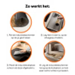 Runderen - Kudde - Landschap - Weide - Rustig Inductie beschermer vinyl 3mm klein -zzzzzzz-td-werking