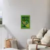 Mojito - Cocktail - Citroen - Groen Tuinposter op houten frame 2 cm dik klein -sfeer1