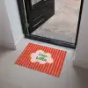 Ciao bella - Tekstwolk - Strepen - Oranje Deurmat klein -sfeer5