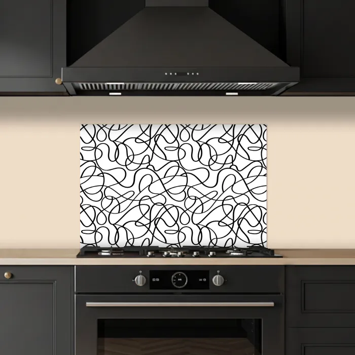 Lustlijnen - Vloeiend - Energiek keuken achterwand spatscherm klein 900 -sfeer1