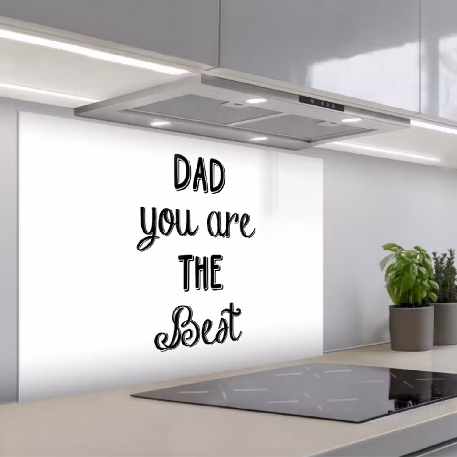 Spatscherm keuken - Quotes - Dad you are the best - Spreuken - Papa
