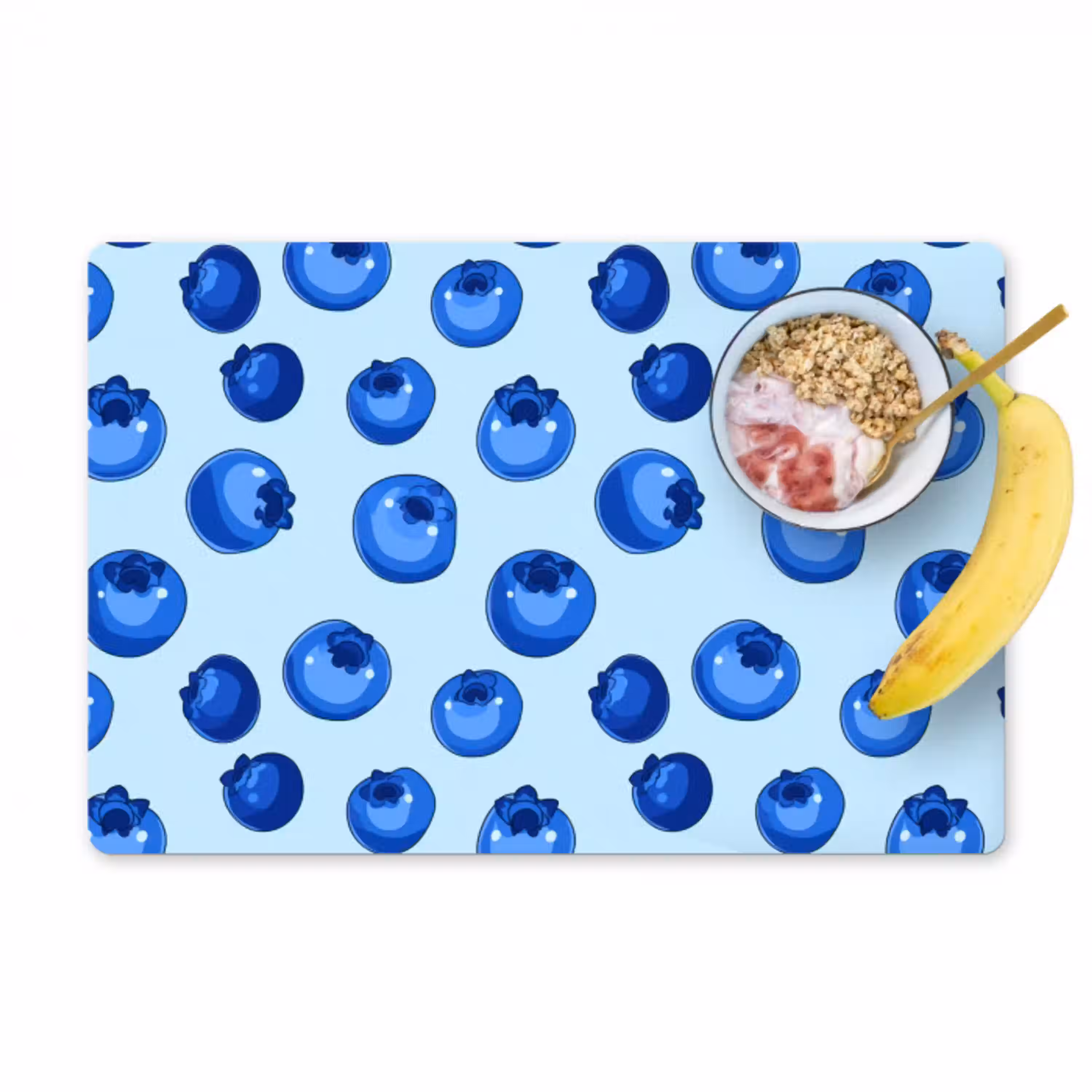 Bessen - Modern - Blauw Placemat vinyl groot 368 -zzzproduct_Kitchenyeah-website