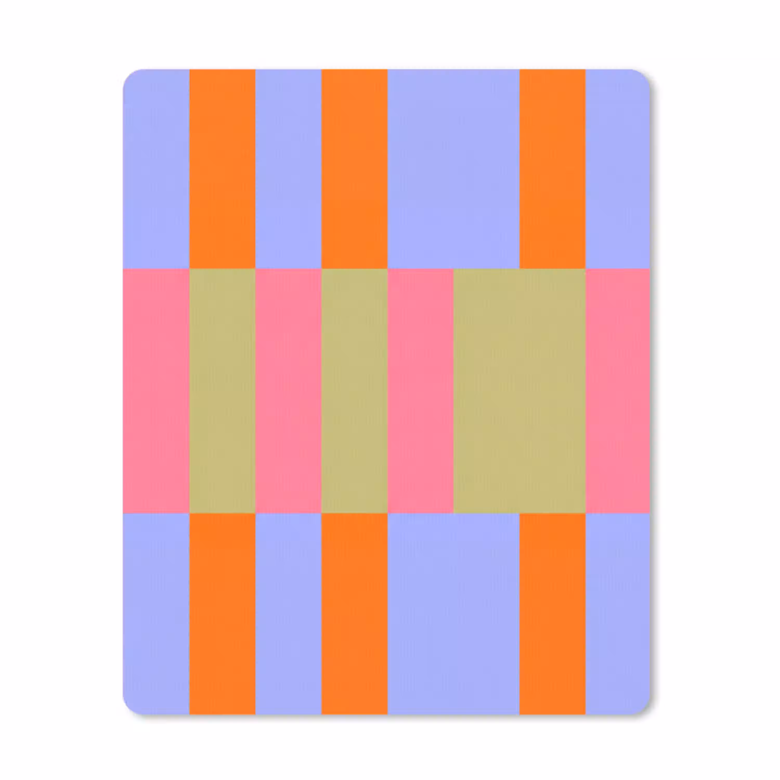 Abstract - Patroon - Geometrisch - Kleurrijk - Modern muismat rubber klein -3d