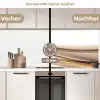 Golven - Abstract - Taupe keuken achterwand 2 middel -voor-na2_DE