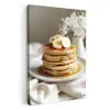 Pannenkoeken - Banaan - Siroop - Wit - Beige KitchenYeah - Keuken - Canvas klein -3d