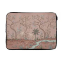 Nostalgisch - Reigers - Roze laptophoes neopreen klein -3d