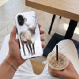 Rendier - Gewei - Toendra - Sneeuw - Wild Toughcase MagSafe Apple iPhone 17 klein -Sfeer1M