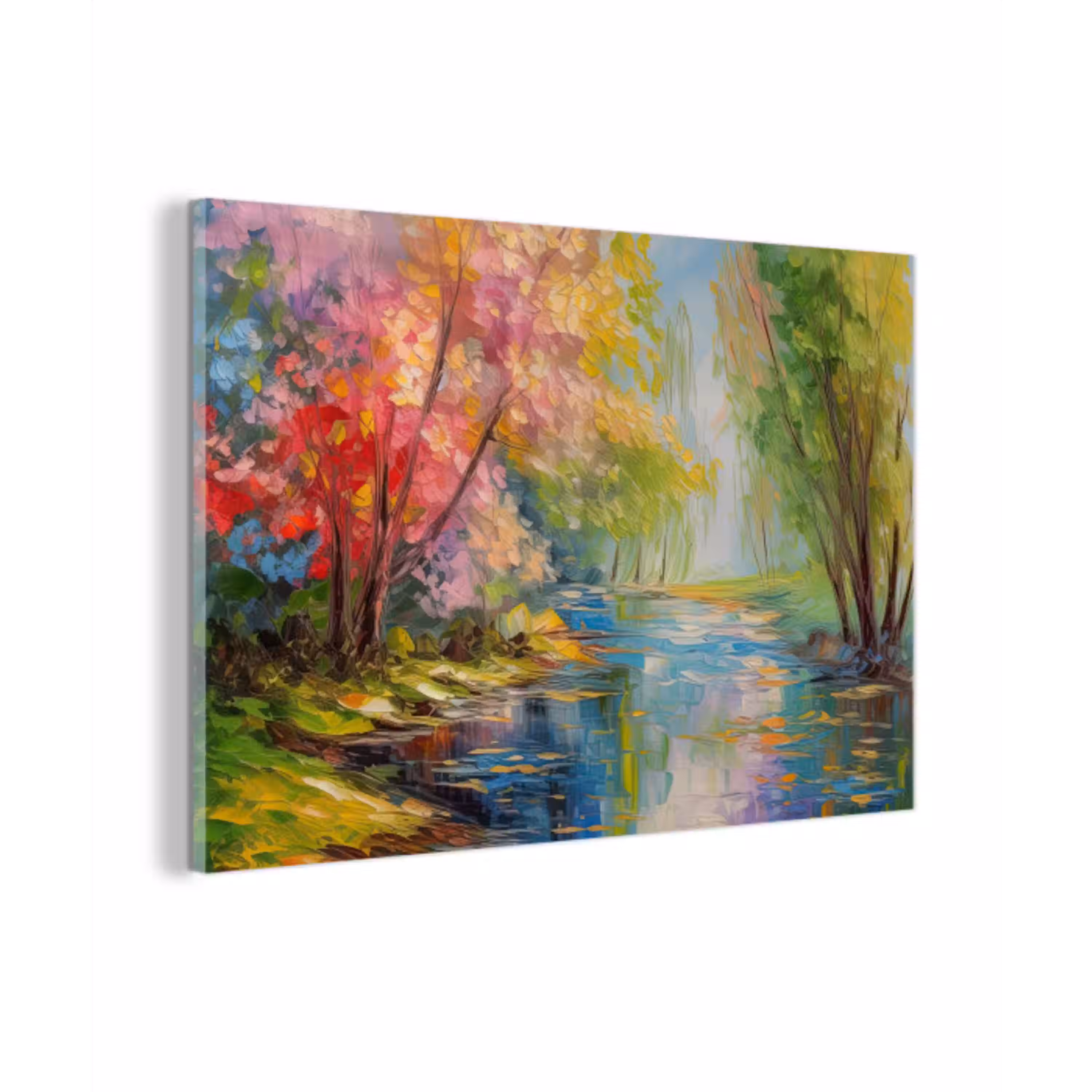 Olieverf - Landschap - Natuur - Kleurrijk plexiglas 5mm klein -z3d