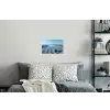 Strand - Schild - Water - Blauw Muursticker klein -slaapkamer