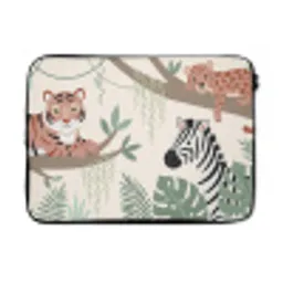 Jungle - Rustiek - Pastel laptophoes neopreen klein -3d