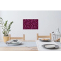 Bladeren - Patroon - Burgundy Muursticker klein 286 -eettafel