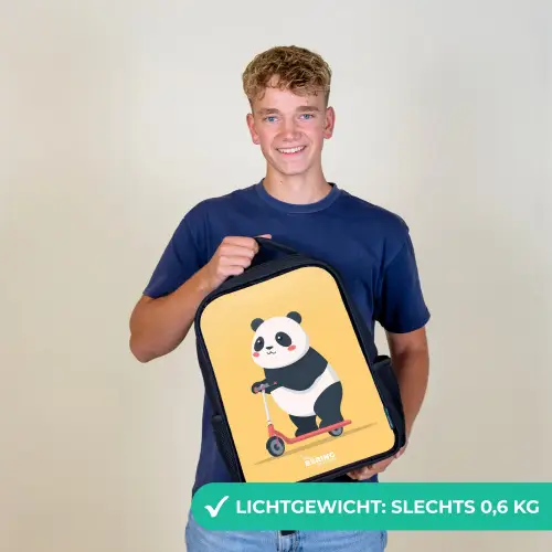 Panda - Step - Geel Rugzak - Zwart middel -sfeer7_NL