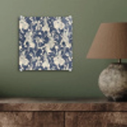 Hazen - Bladeren - Patroon - Blauw - Beige plexiglas 5mm klein 11 -sfeer3