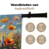 Bloemen - Natuur - Botanisch - Kunst Wandkleed katoen klein -sfeer2
