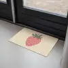 Aardbei - Minimalistisch - Rood - Fruit Deurmat klein -sfeer2