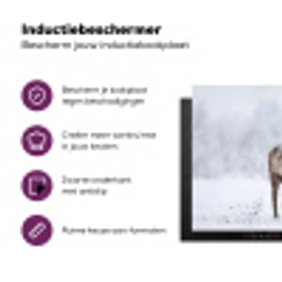 Rendier - Gewei - Toendra - Sneeuw - Wild Inductie beschermer vinyl 3mm klein -zzzzzzz-cc-usp
