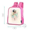 Dans van bloemenlicht Kinderrugzak - Roze middel -productfoto_formaten