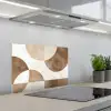 Snijdende cirkels - Overlappende vlakken keuken achterwand spatscherm klein -3d_schuin